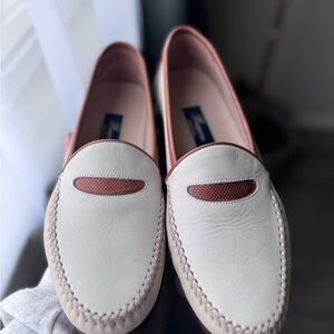 Bragano made in 🇮🇹 White and Brown Loafers